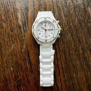 White Ceramic Michele Watch (broken link)